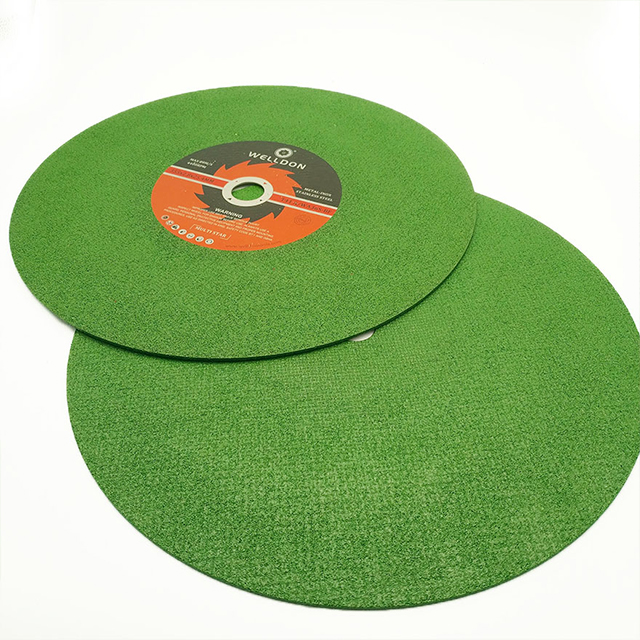 Disco de corte de color verde
